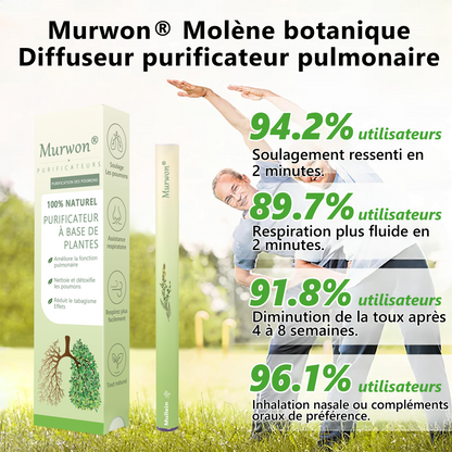 𝐃é𝐭𝐞𝐧𝐮𝐞 𝐞𝐭 𝐞𝐱𝐩𝐥𝐨𝐢𝐭é𝐞 𝐩𝐚𝐫 𝐥𝐚 𝐁𝐞𝐥𝐠𝐢𝐪𝐮𝐞✅ 𝑴𝒖𝒓𝙬𝙤𝐧® 𝑫𝒊𝒇𝒇𝒖𝒔𝒆𝒖𝒓 𝒅𝒆 𝑵𝒆𝒕𝒕𝒐𝒚𝒂𝒈𝒆 𝑷𝒖𝒍𝒎𝒐𝒏𝒂𝒊𝒓𝒆 à 𝒍𝒂 𝑴𝒐𝒍è𝒏𝒆 𝑩𝒐𝒕𝒂𝒏𝒊𝒒𝒖𝒆 (🫁 Toux, Pharyngite, essoufflement, expectorations, nez bouché, bronchite, symptômes allergiques, gêne pulmonaire)1🎉🎉