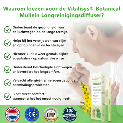Beperkte tijd, opnieuw 30% korting op het tweede artikel 🔥 𝗠𝘂𝒓𝑤𝗈𝗇® Botanische koningskaars longreinigingsdiffuser